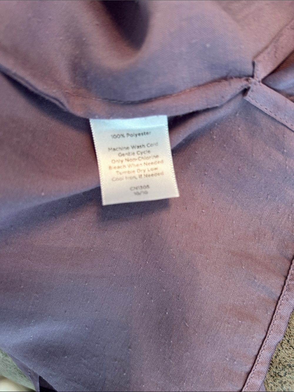 Talbots Dusty Lavender Ribbed Button Cardigan - Picture 8 of 8